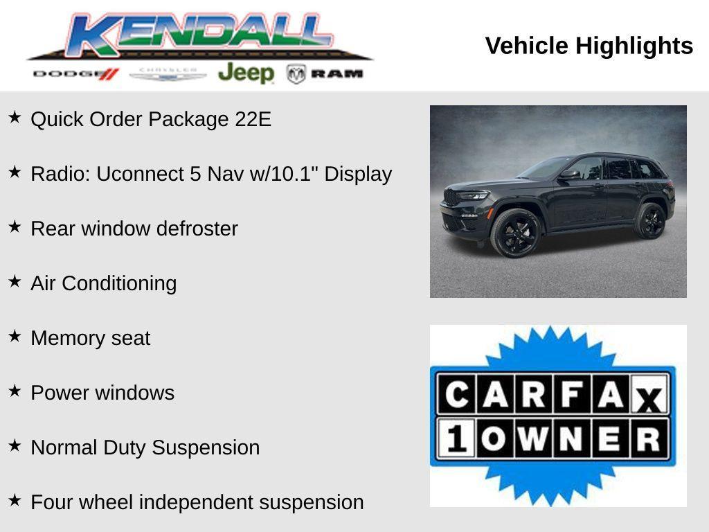 used 2024 Jeep Grand Cherokee car, priced at $35,996