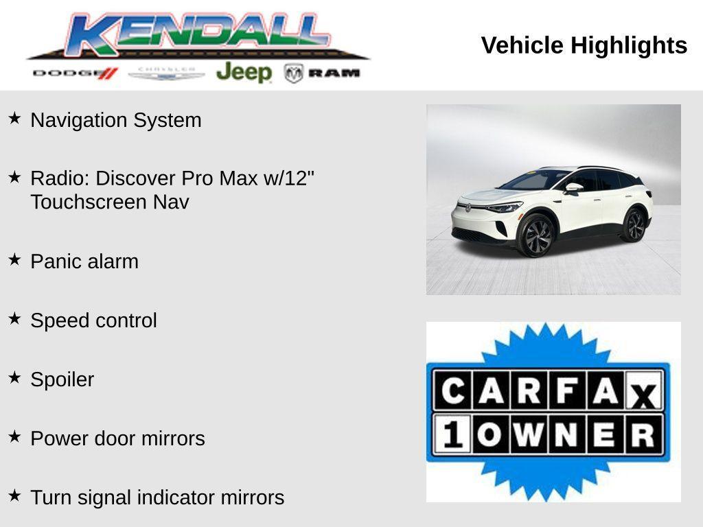 used 2023 Volkswagen ID.4 car, priced at $23,499