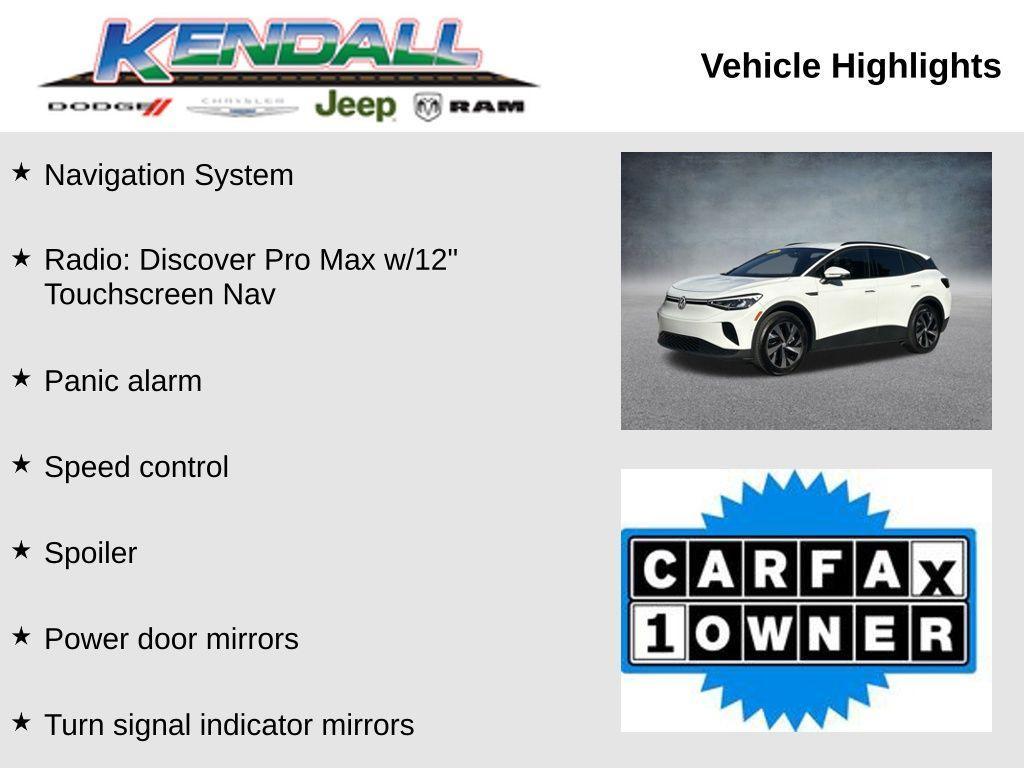 used 2023 Volkswagen ID.4 car, priced at $19,774