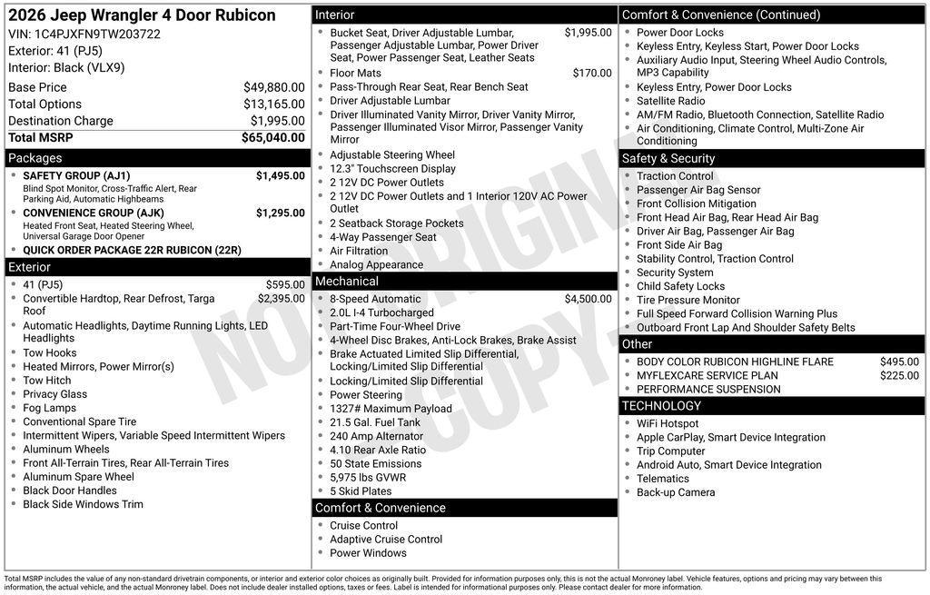 new 2026 Jeep Wrangler car