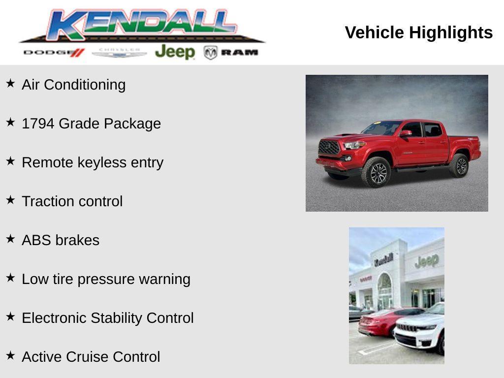 used 2021 Toyota Tacoma car, priced at $31,895