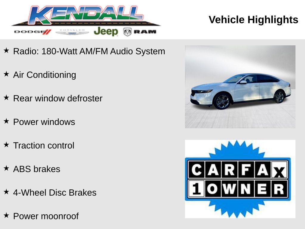 used 2023 Honda Accord car, priced at $22,799