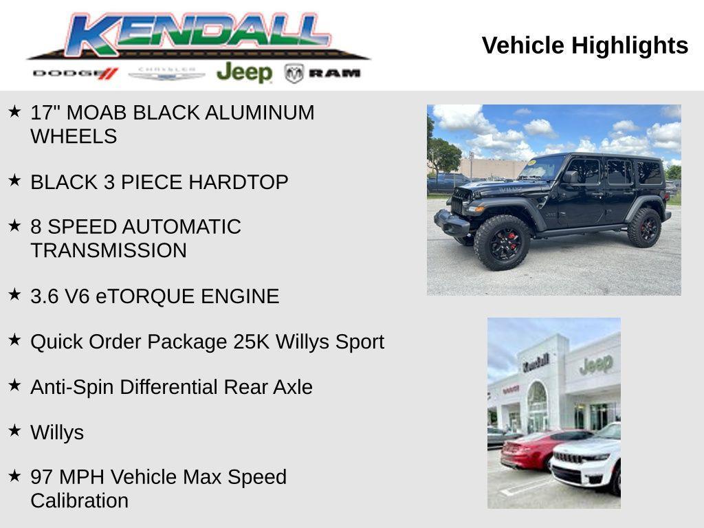 used 2022 Jeep Wrangler Unlimited car, priced at $32,488