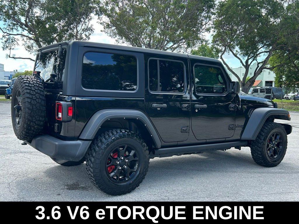 used 2022 Jeep Wrangler Unlimited car, priced at $32,488