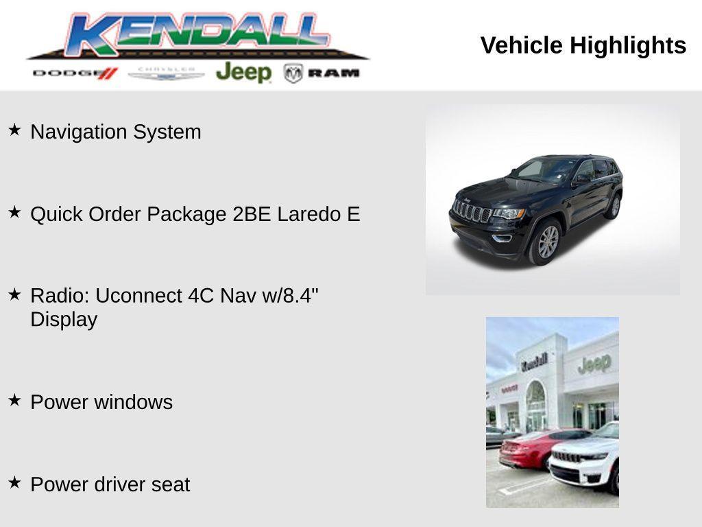 used 2022 Jeep Grand Cherokee WK car, priced at $25,499