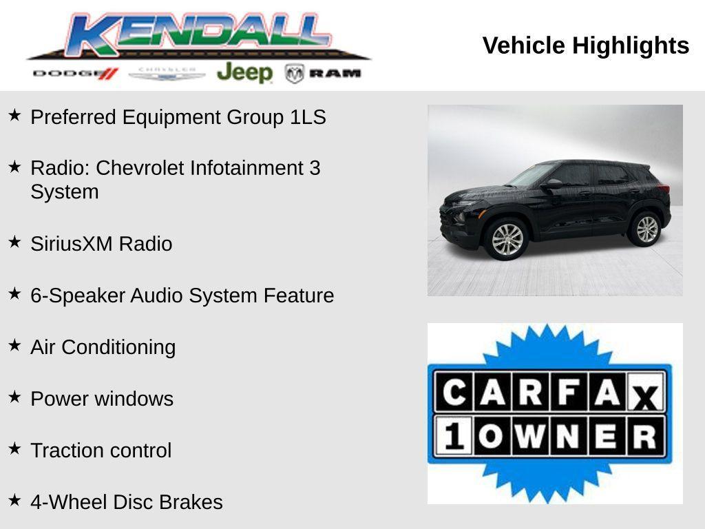 used 2023 Chevrolet TrailBlazer car, priced at $16,966