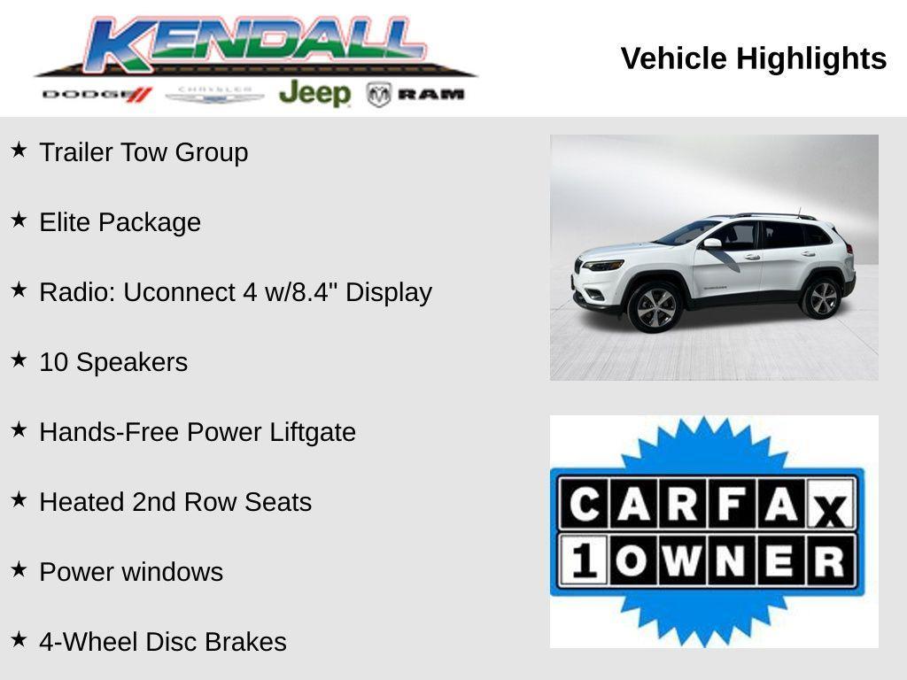 used 2021 Jeep Cherokee car, priced at $21,977