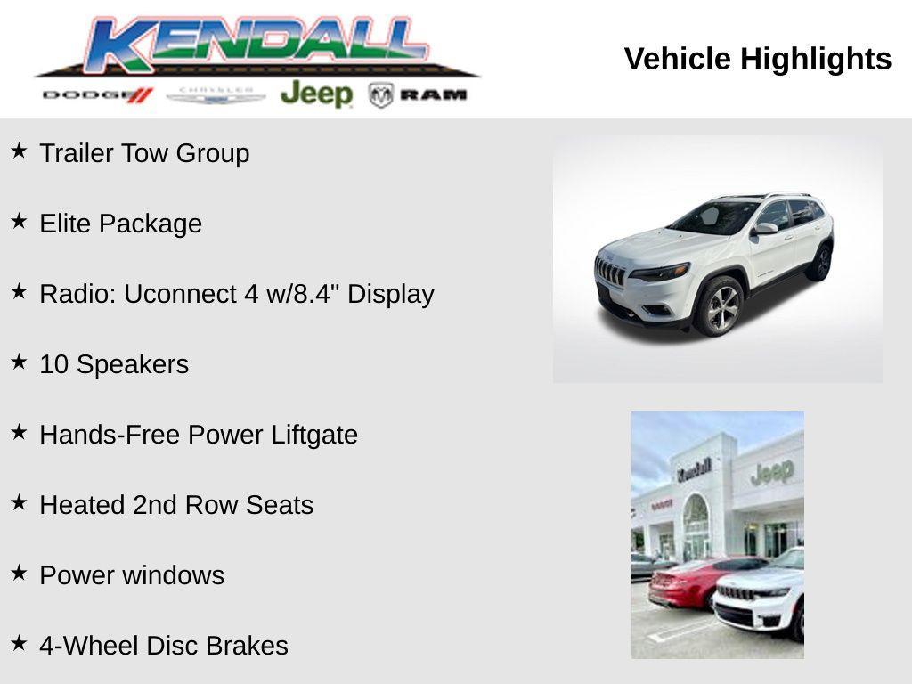 used 2021 Jeep Cherokee car, priced at $22,881