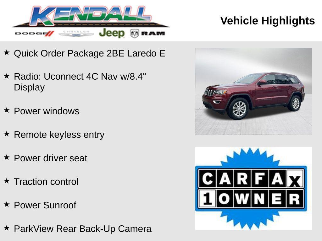 used 2022 Jeep Grand Cherokee WK car, priced at $24,795