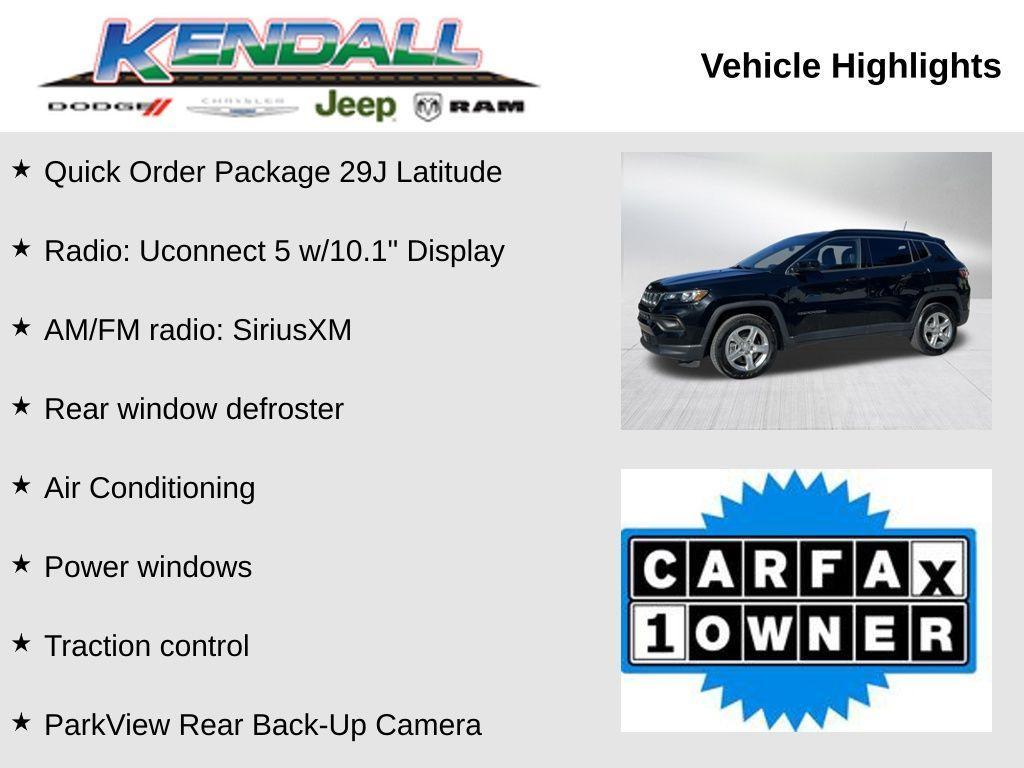 used 2024 Jeep Compass car, priced at $20,299