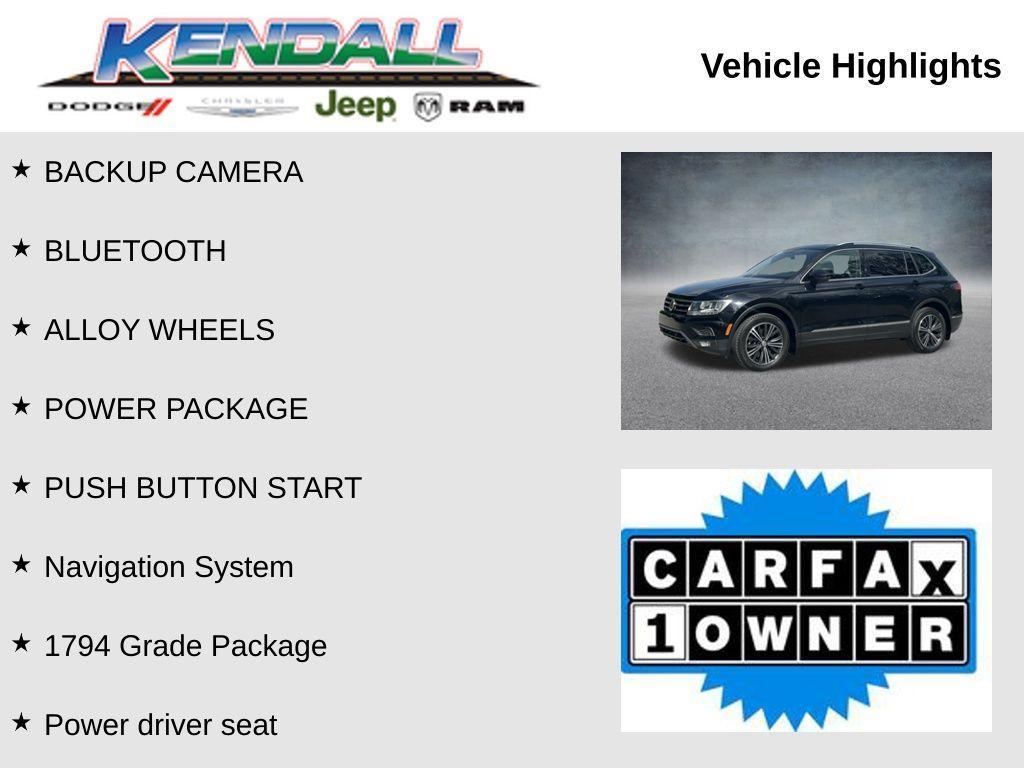 used 2019 Volkswagen Tiguan car, priced at $17,793