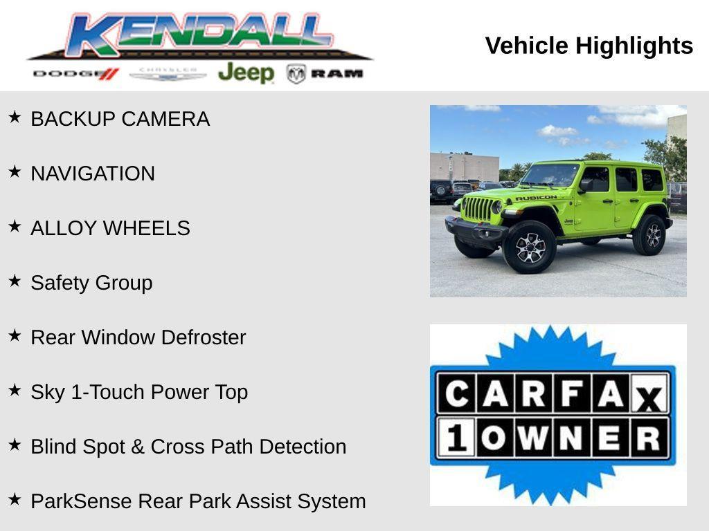 used 2021 Jeep Wrangler Unlimited car, priced at $33,244