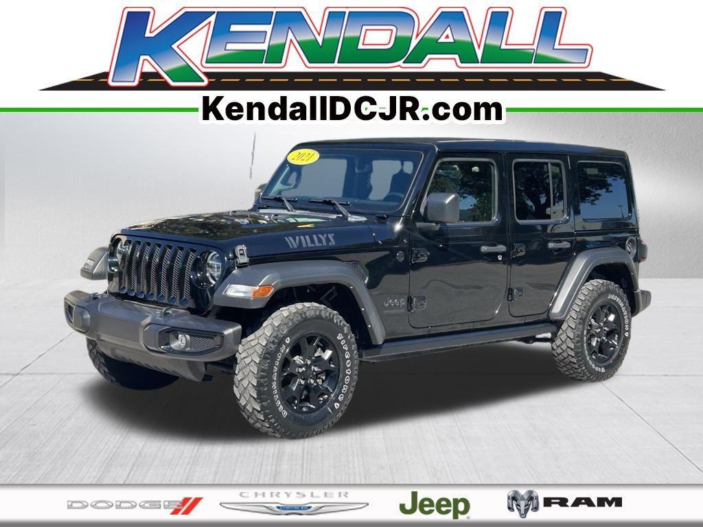 used 2021 Jeep Wrangler Unlimited car, priced at $30,997