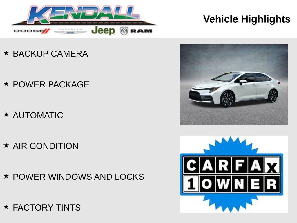 used 2021 Toyota Corolla car, priced at $16,898