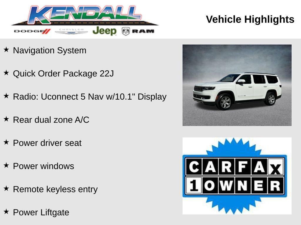 used 2022 Jeep Wagoneer car, priced at $37,685