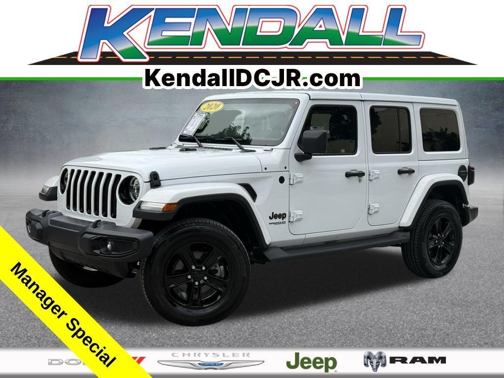 used 2020 Jeep Wrangler Unlimited car, priced at $32,592