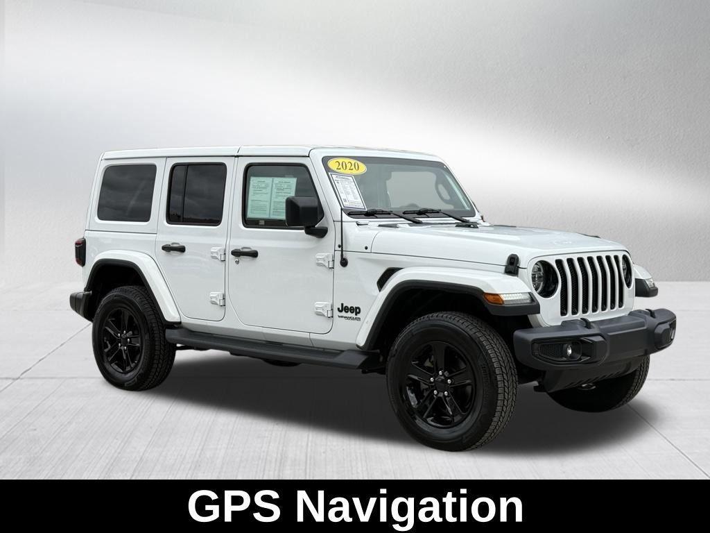 used 2020 Jeep Wrangler Unlimited car, priced at $32,577