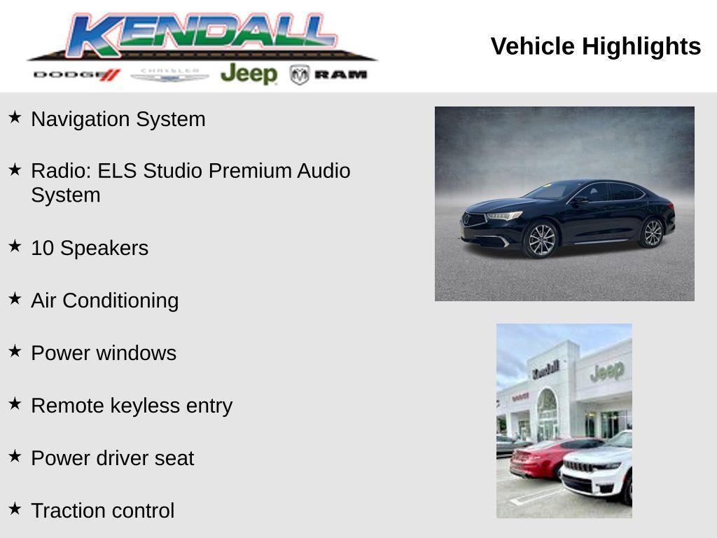 used 2018 Acura TLX car, priced at $15,898