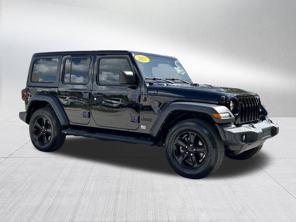used 2021 Jeep Wrangler Unlimited car, priced at $31,484