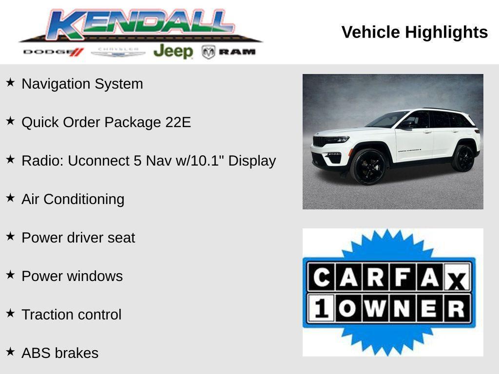 used 2024 Jeep Grand Cherokee car, priced at $34,995