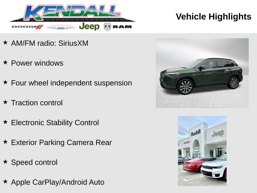 used 2022 Toyota Corolla Cross car, priced at $27,339