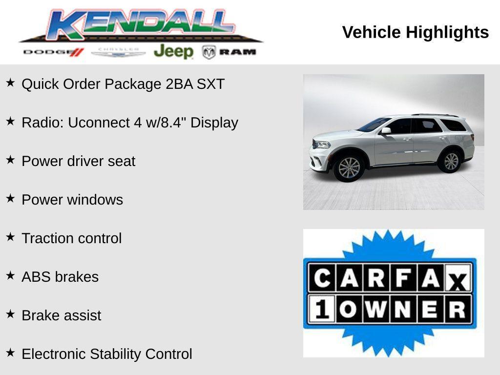 used 2022 Dodge Durango car, priced at $24,996