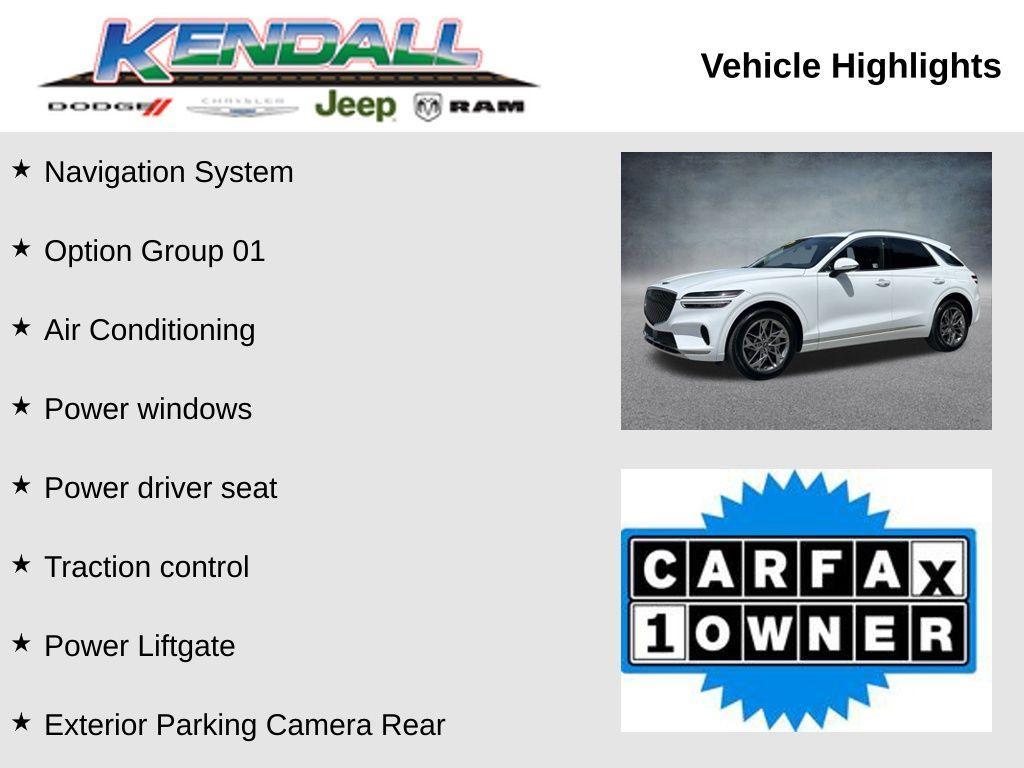 used 2025 Genesis GV70 car, priced at $34,896