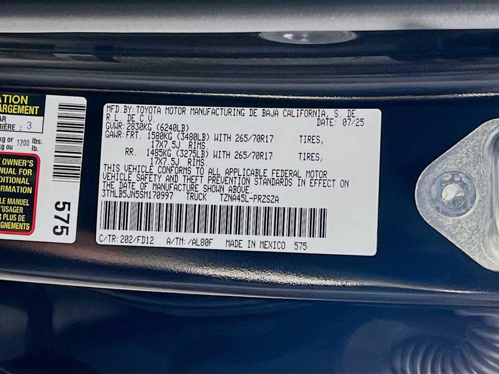 new 2025 Toyota Tacoma car, priced at $50,743