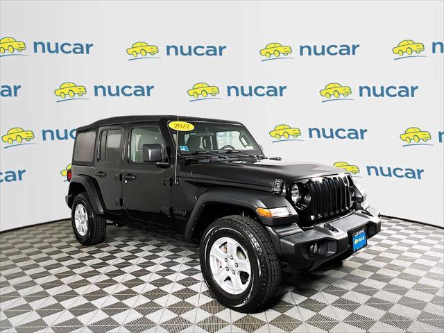 used 2022 Jeep Wrangler Unlimited car, priced at $33,599