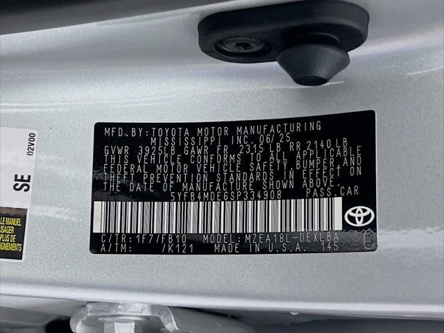new 2025 Toyota Corolla car, priced at $23,979