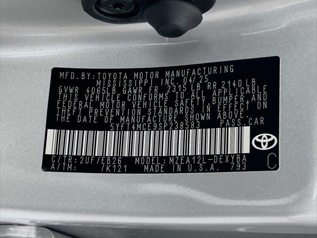new 2025 Toyota Corolla car, priced at $29,333