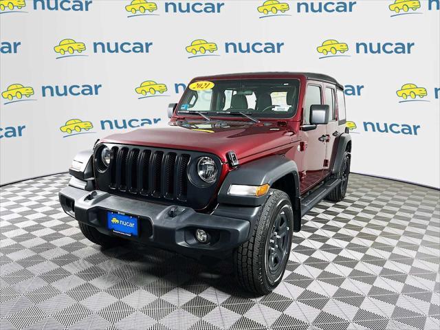 used 2021 Jeep Wrangler Unlimited car, priced at $27,991