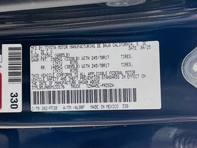 new 2025 Toyota Tacoma car, priced at $43,359