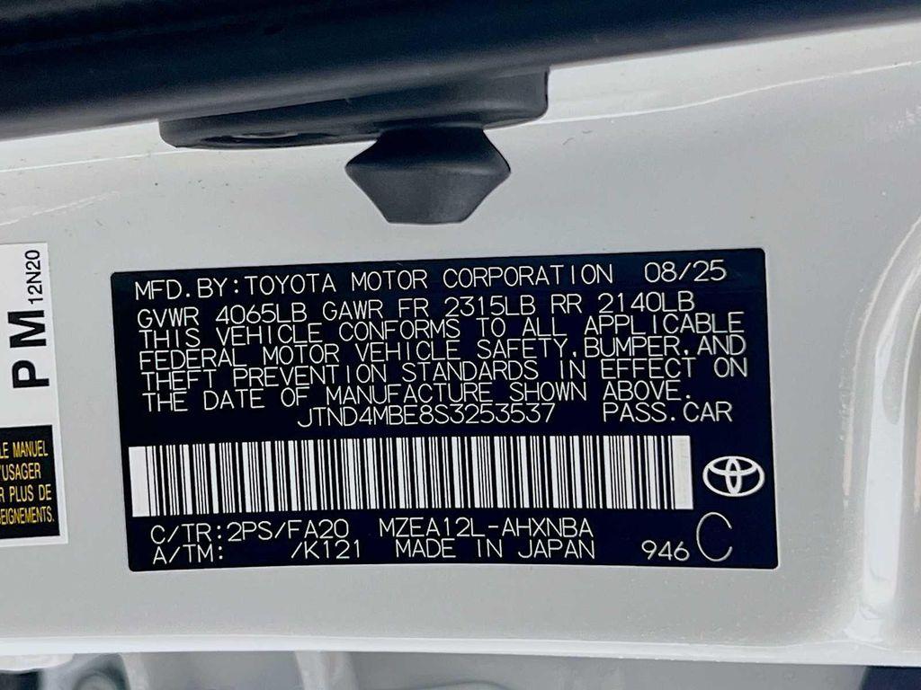 new 2025 Toyota Corolla Hatchback car, priced at $28,213