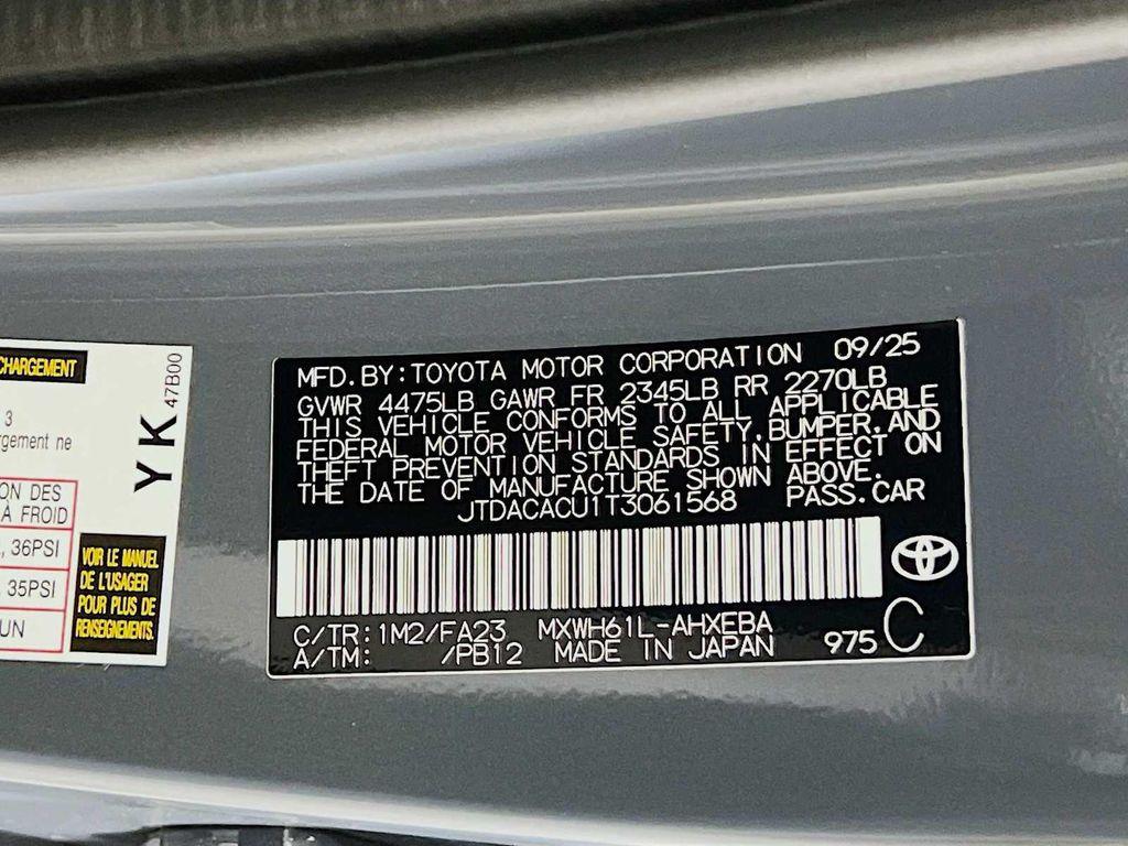 new 2026 Toyota Prius Plug-In Hybrid car, priced at $36,138