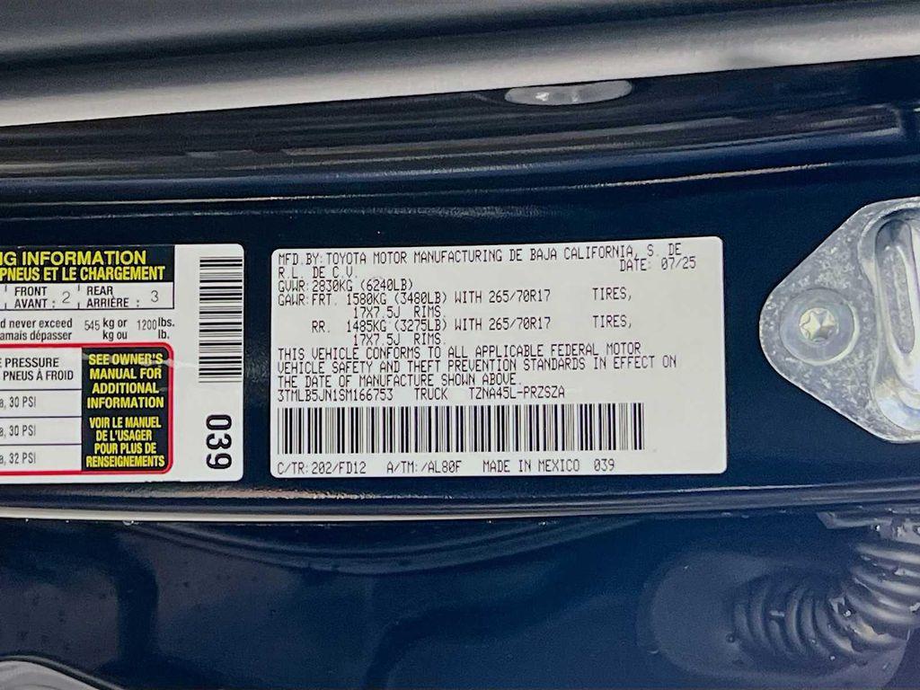 new 2025 Toyota Tacoma car, priced at $53,010