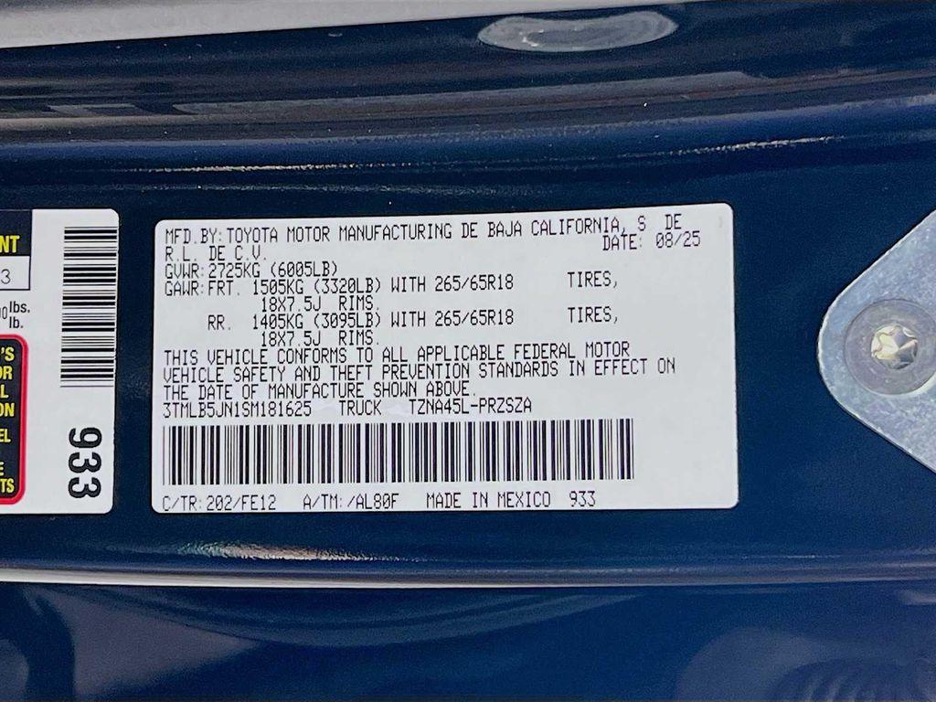 new 2025 Toyota Tacoma car, priced at $49,842