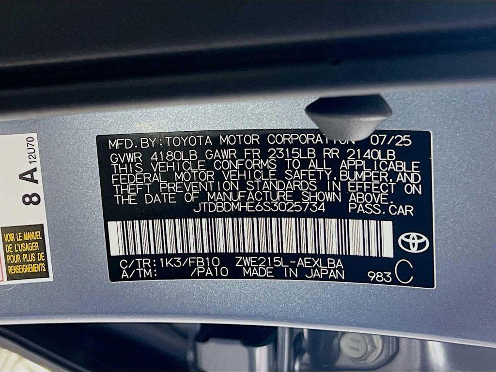 new 2025 Toyota Corolla Hybrid car, priced at $28,937