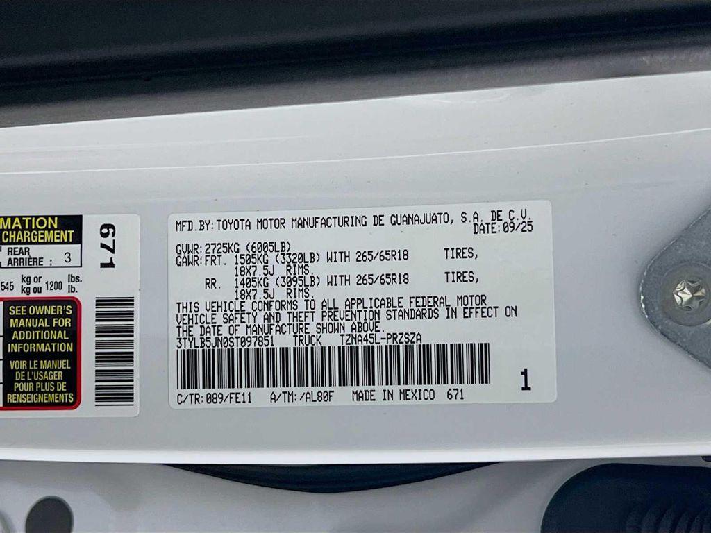 new 2025 Toyota Tacoma car, priced at $43,899