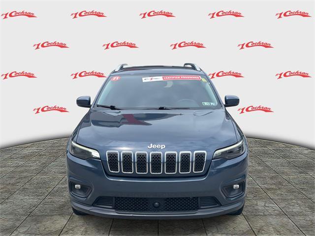 used 2021 Jeep Cherokee car, priced at $19,200
