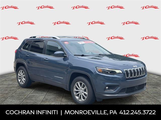 used 2021 Jeep Cherokee car, priced at $19,600