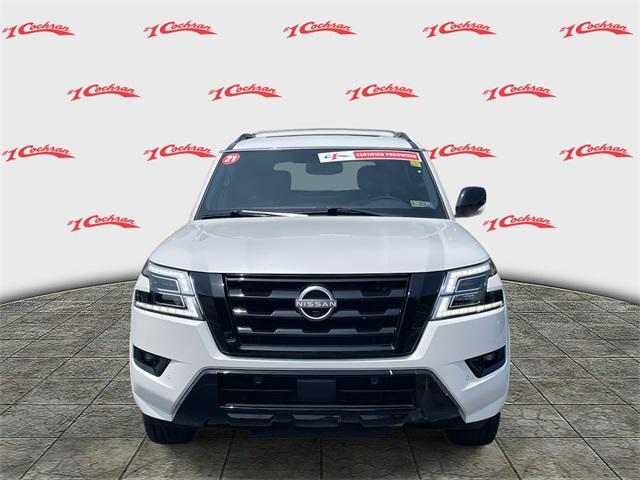 used 2021 Nissan Armada car, priced at $27,500