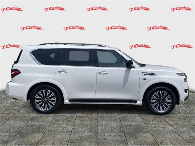 used 2021 Nissan Armada car, priced at $27,500