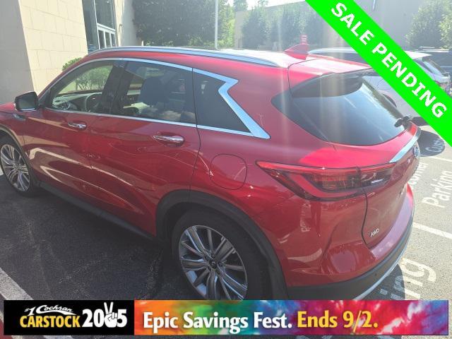 used 2022 INFINITI QX50 car, priced at $31,200
