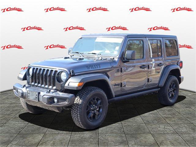 used 2021 Jeep Wrangler Unlimited car, priced at $29,582