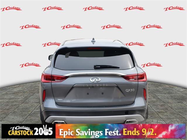 new 2025 INFINITI QX50 car, priced at $43,343