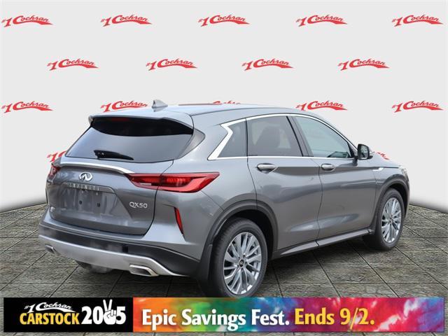 new 2025 INFINITI QX50 car, priced at $43,343