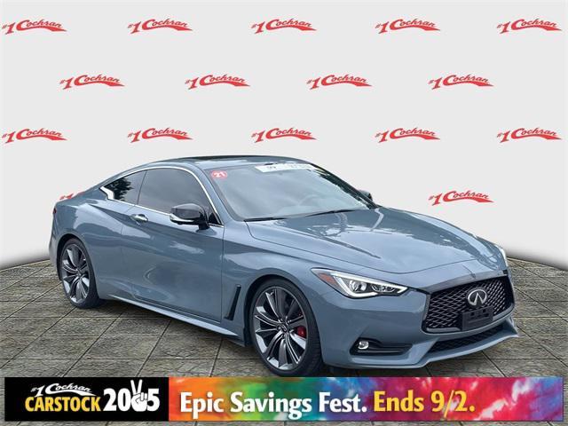 used 2021 INFINITI Q60 car, priced at $30,500
