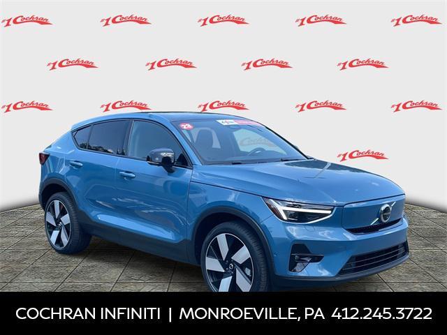 used 2023 Volvo C40 Recharge Pure Electric car, priced at $34,500
