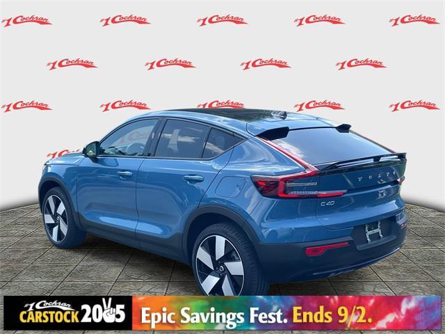 used 2023 Volvo C40 Recharge Pure Electric car, priced at $31,300